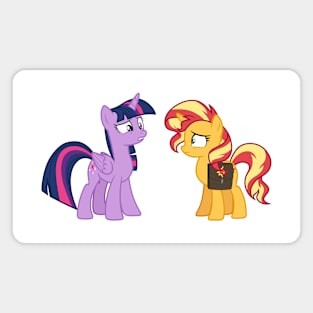 Pony Twilight and Sunset 2 Magnet